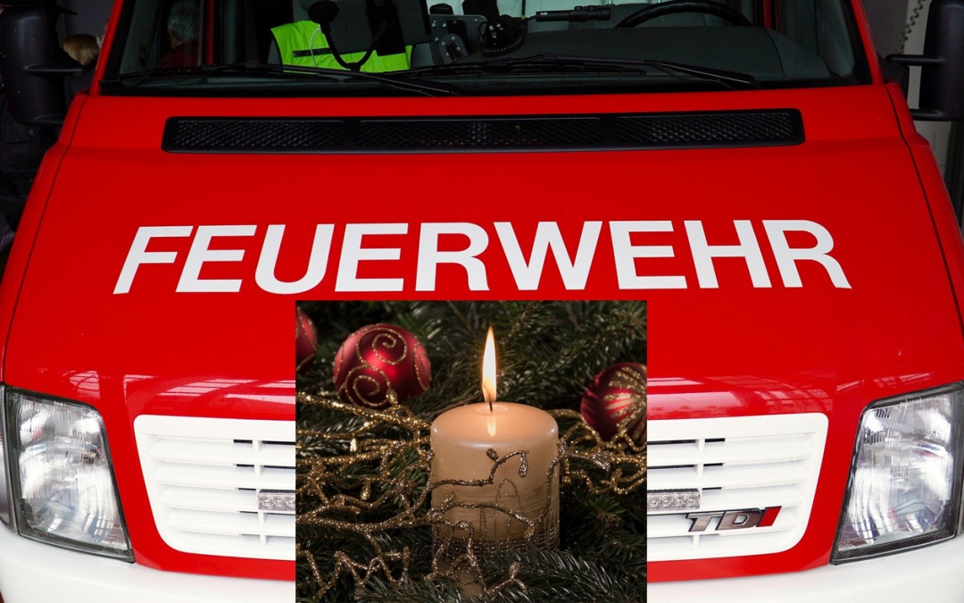 Brandschutz in der Weihnachtszeit: Zoom-Bürgertreff am 20. Dezember um 19:30 Uhr