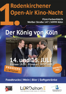 Open-Air-Kino in Rodenkirchen am 14. und 15. Juli 2023