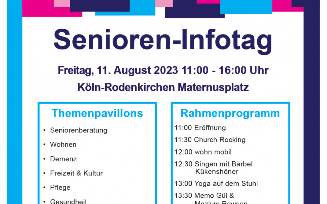 Senioren-Infotag Rodenkirchen am 11. August 2023 Maternusplatz