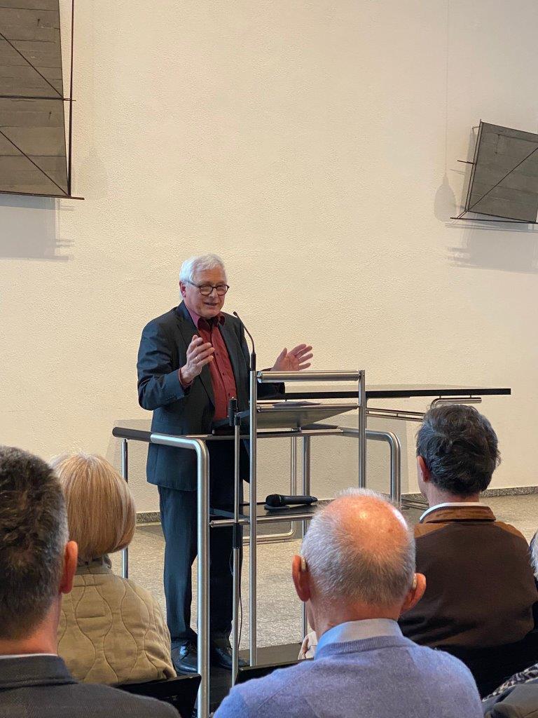 Tom Grothkopp spricht auf dem Neujahrsempfang 2025