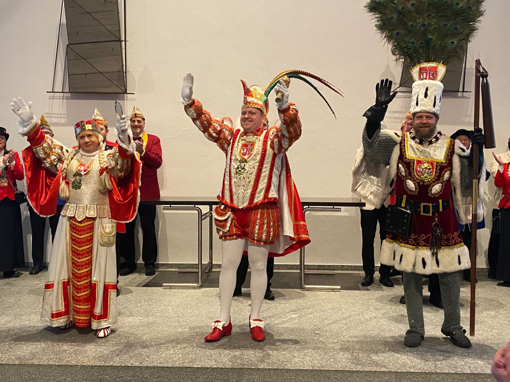 Dreigestirn Rodenkirchen auf Neujahrsempfang 2025