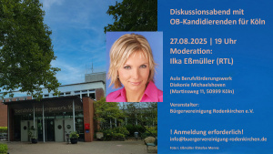 Podiumsdiskussion OB-Wahl Köln 2025