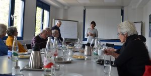 Dr. Elke Ohrem berichtet über die Geschichte des Unternehmens