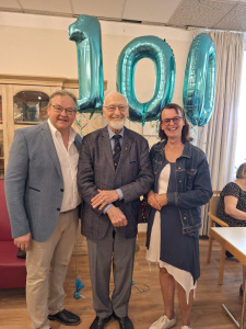 100. Geburtstag feierte Achim von Dombois in Rodenkirchen