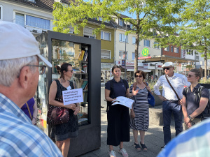 Am Maternusplatz bei der Führung der StEB Köln