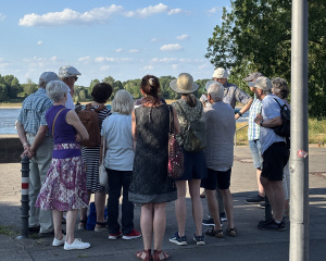 Gäste erfahren am Rhein Tipps zum Klimawandel