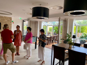 Beim Kaffee im Waldviertel in der CBS